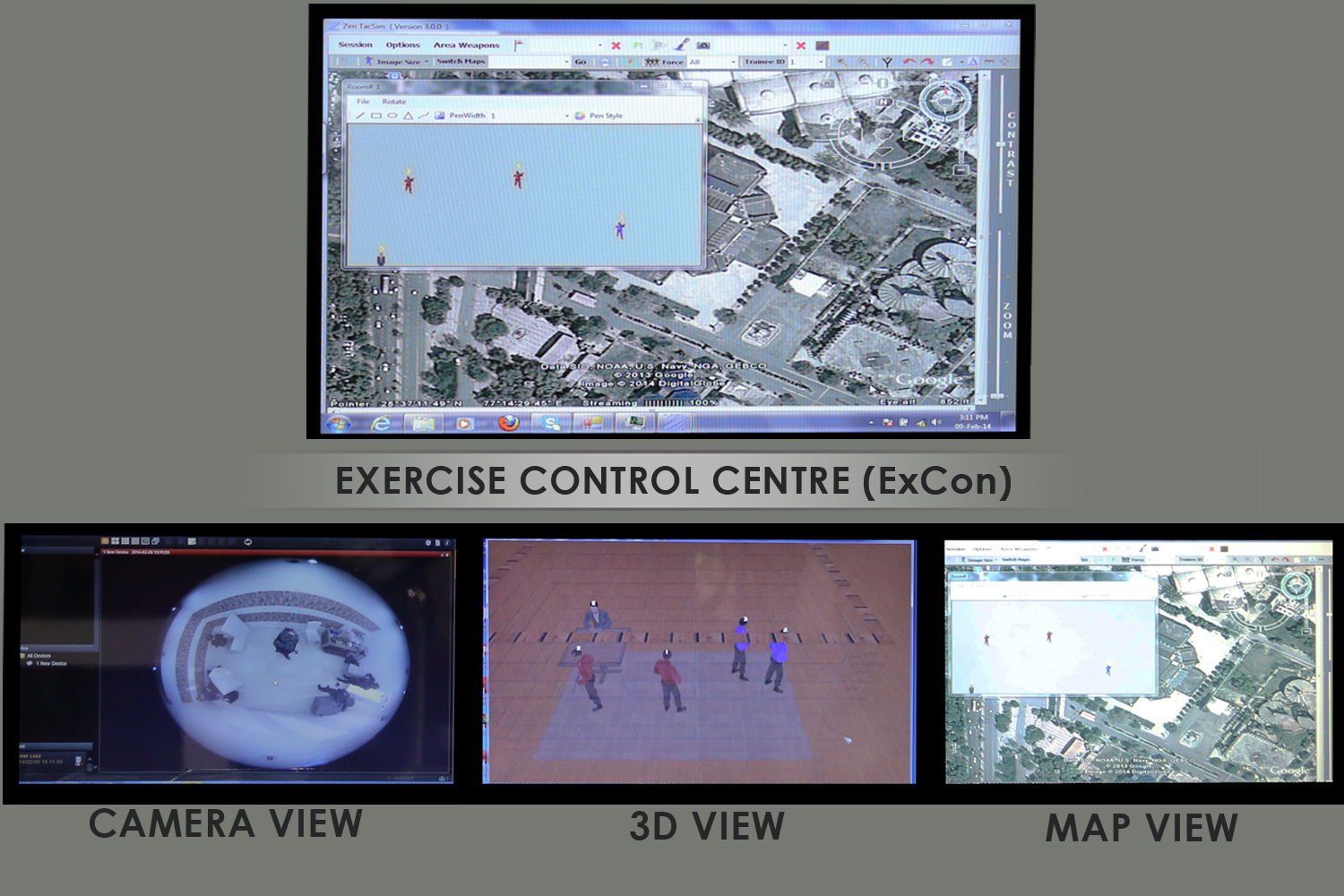 Live Simulation - TacSim® Indoor Tracking System