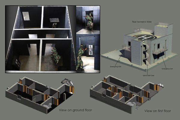 Shoot House for Live and Simulated Indoor Tactical Training - Zen Technologies