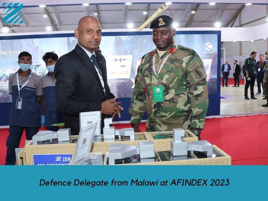 Defence Delegate from Malawi at AFINDEX 2023