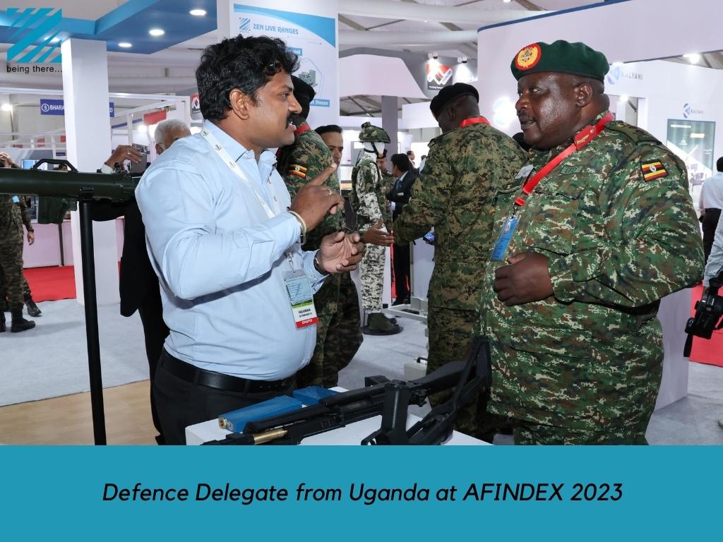 Defence Delegate from Uganda at AFINDEX 2023
