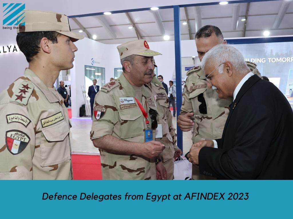 Defence Delegates from Egypt at AFINDEX 2023