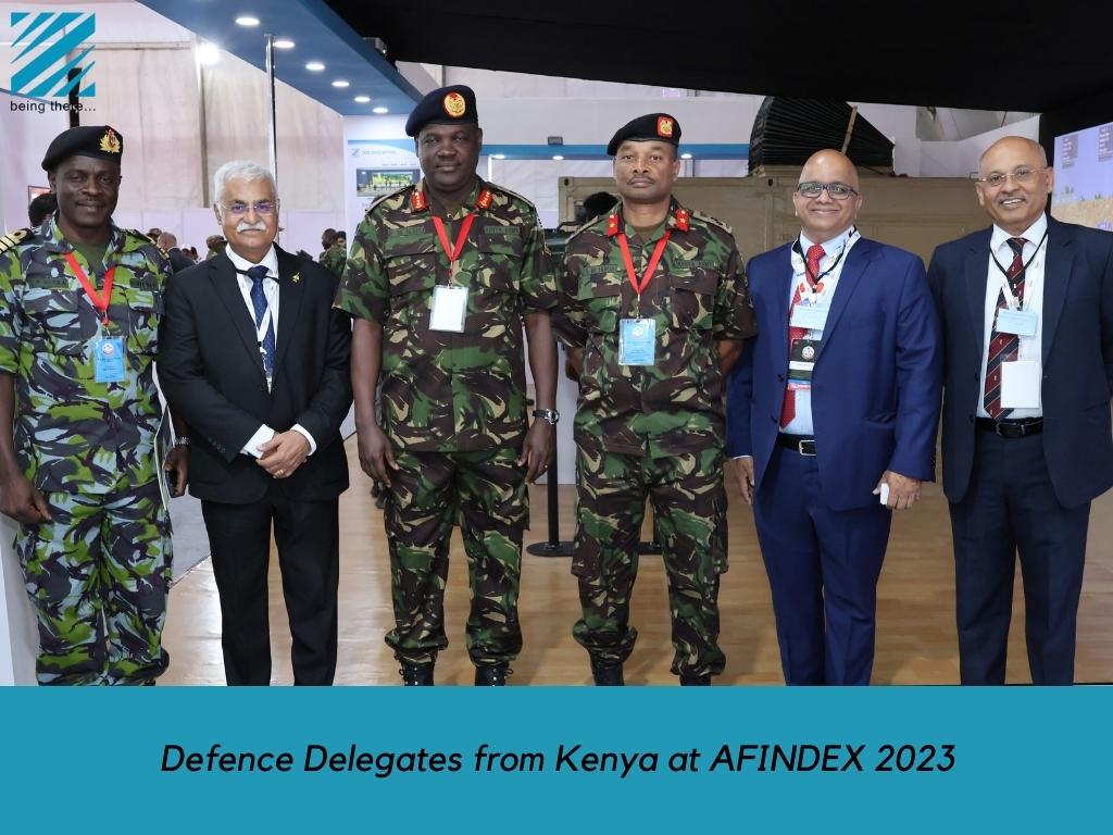 Defence Delegates from Kenya at AFINDEX 2023