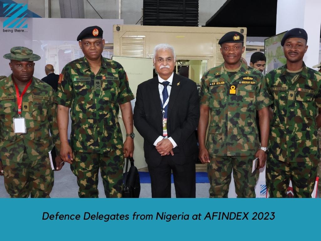 Defence Delegates from Nigeria at AFINDEX 2023