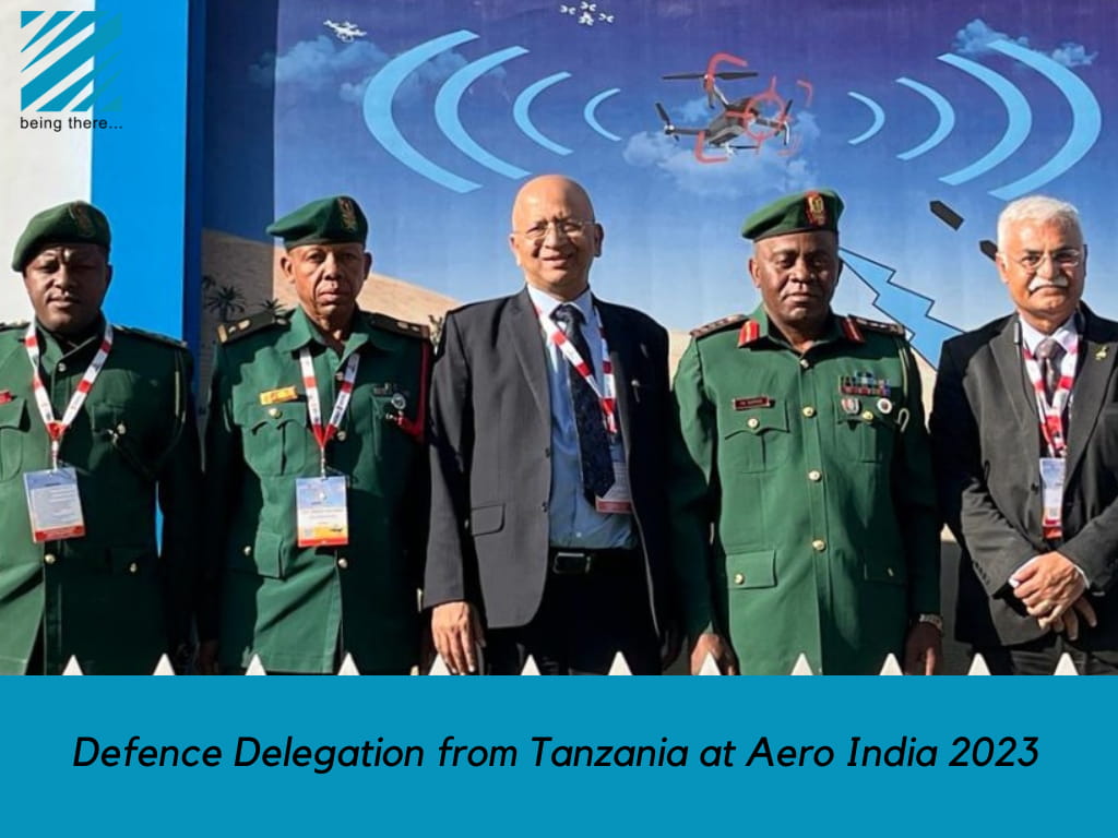 Defence Delegation from Tanzania at Aero India 2023