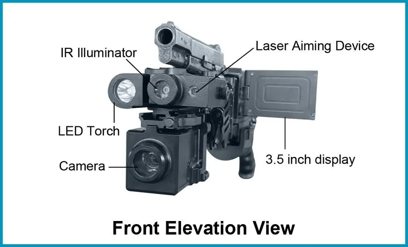 Corner Shot WeaponSystem Front Elevation View