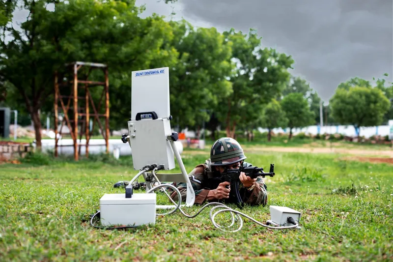 Electronic Target System - STS - Firing Practise in Lying Down Position 1