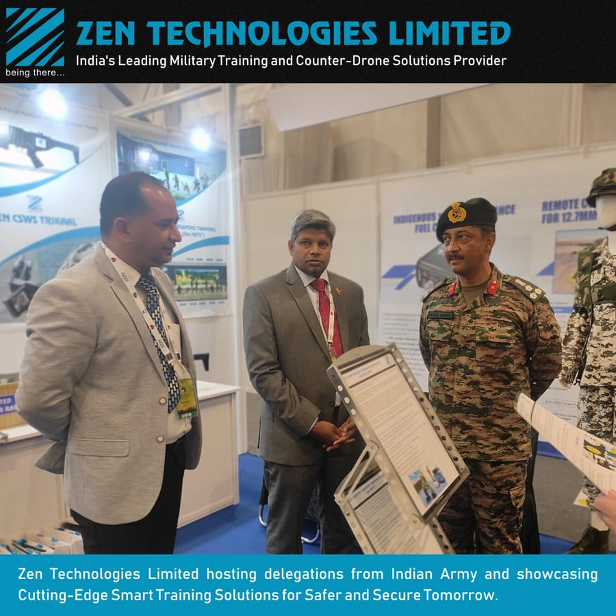 Indian Army Delegations at Zen Stall