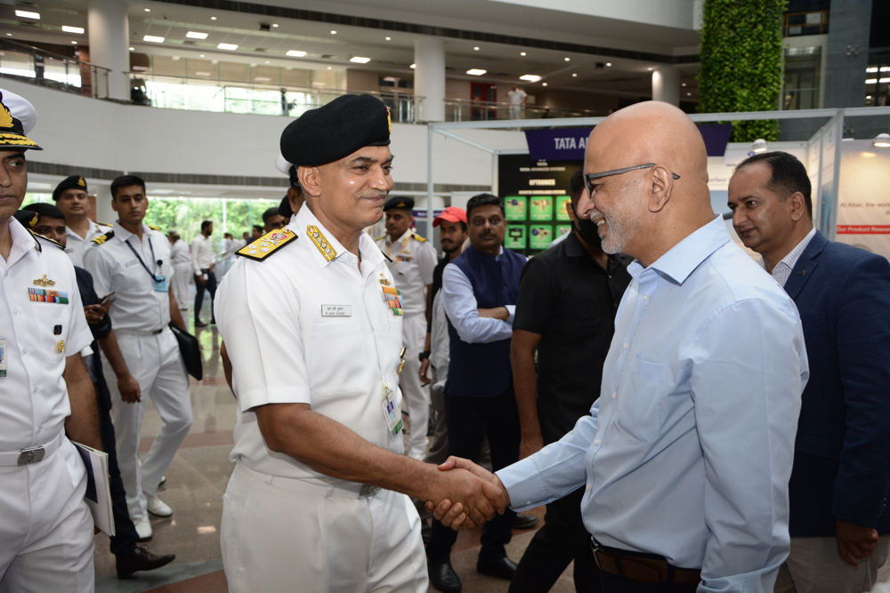 One with the Indian Navy Chief