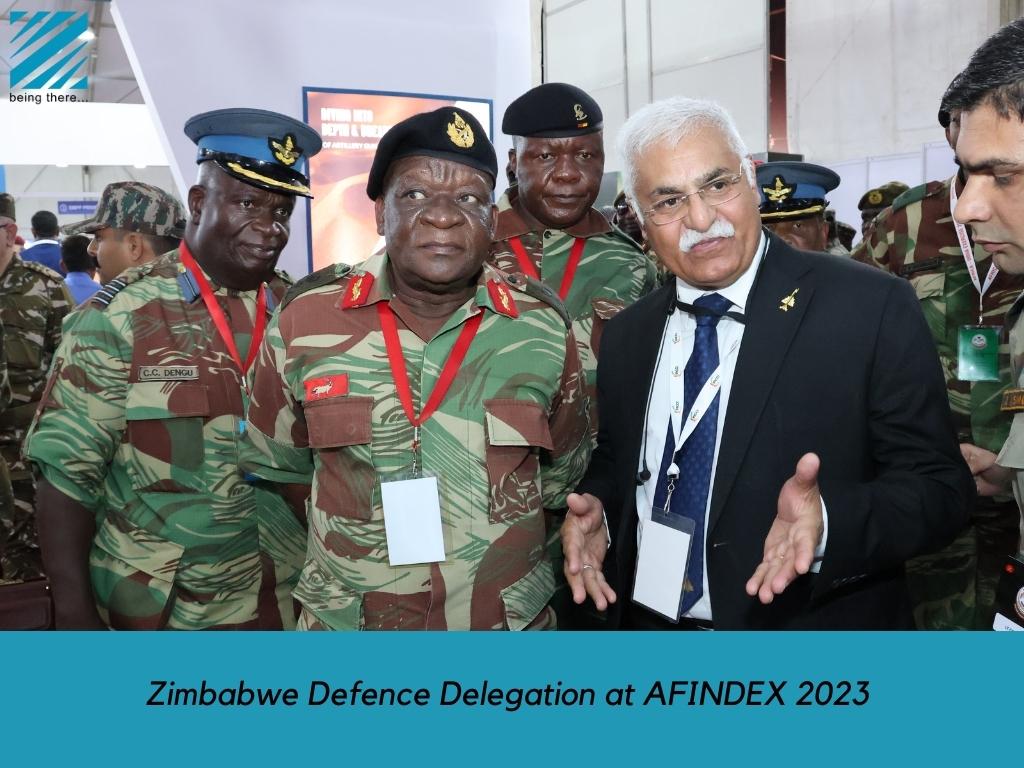 Zimbabwe Defence Delegation at AFINDEX 2023
