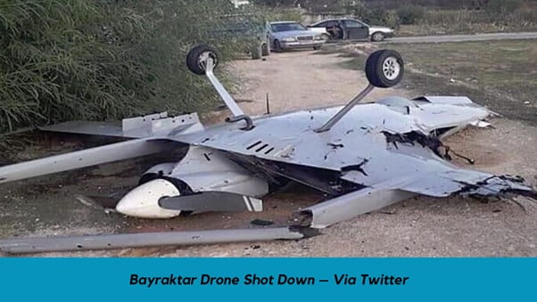 Bayrakter drone shot down